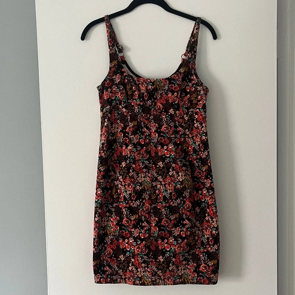 Wild Fable Curdoroy Flower Mini Dress